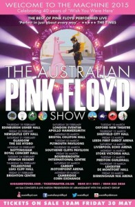 Australian Pink Floyd 2015 poster