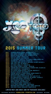 Yes & Toto Tour poster