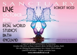 Rob Reed - Sanctuary concert poster