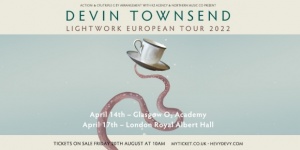 Devin Townsend European Tour banner 2022