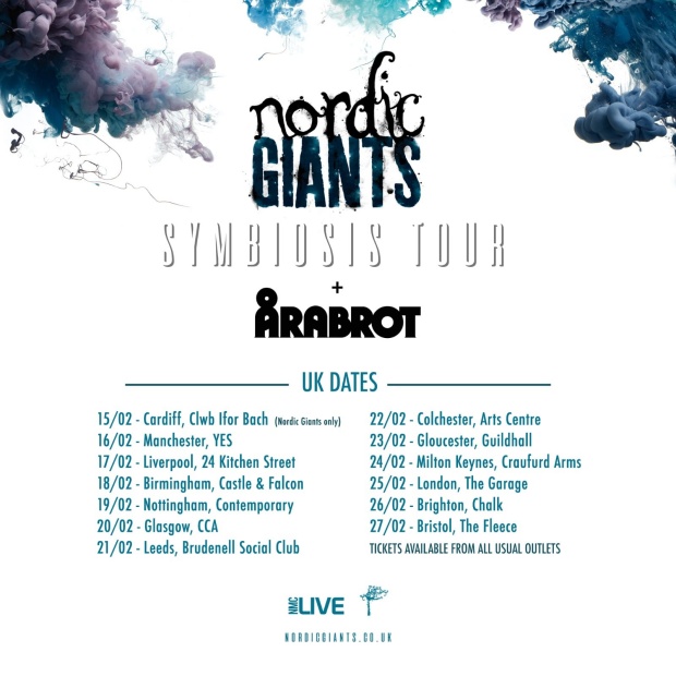 Nordic Giants Symbiosis tour poster