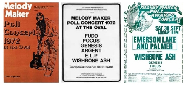 Melody Maker Awards Posters and Programme