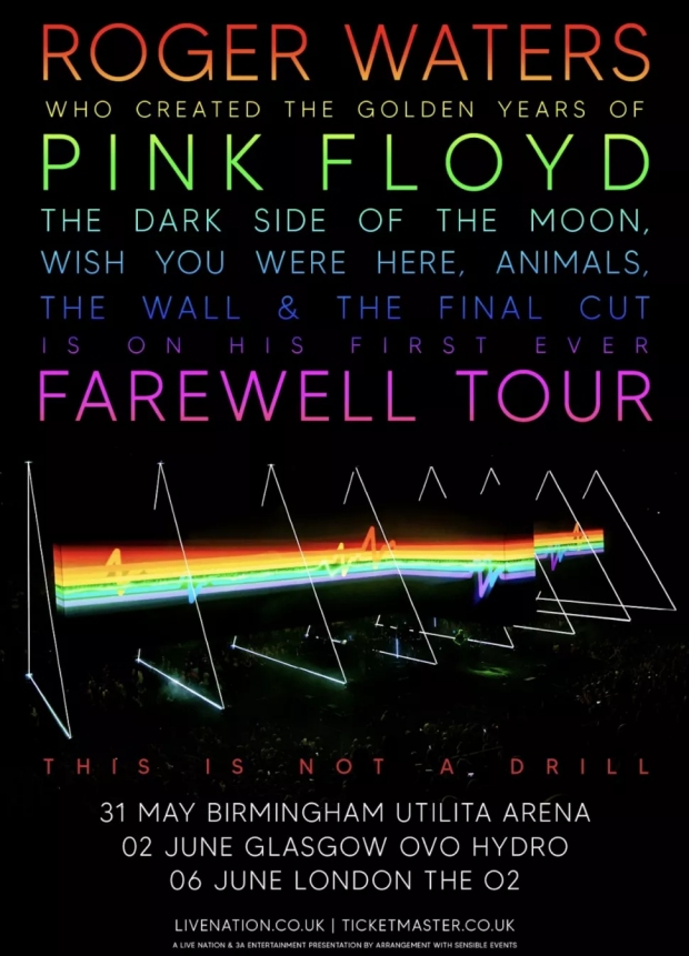 Roger Waters UK Tour Poster 2023