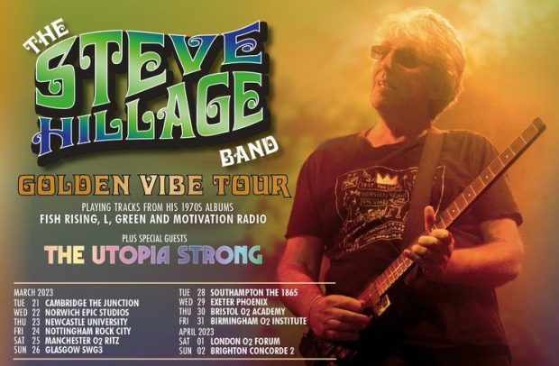 Steve Hillage 2023 UK Tour Poster