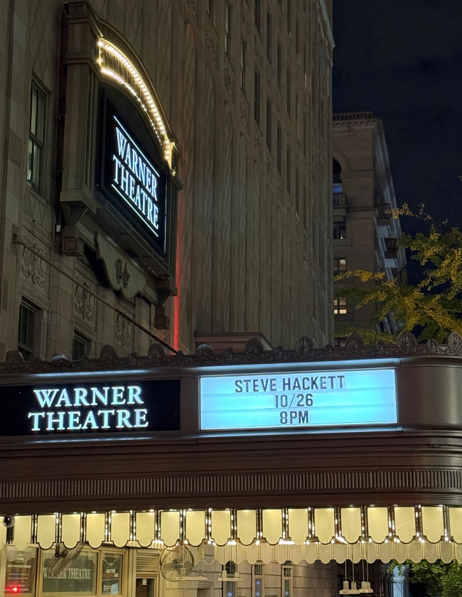 Steve Hackett at Warner Theatre 2025