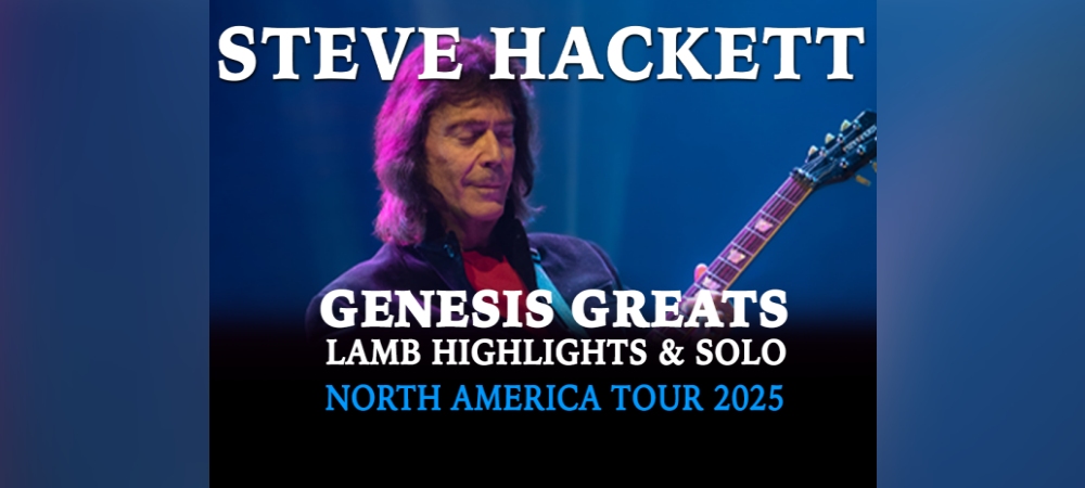 Steve Hackett at Warner Theatre 2025_TPA banner