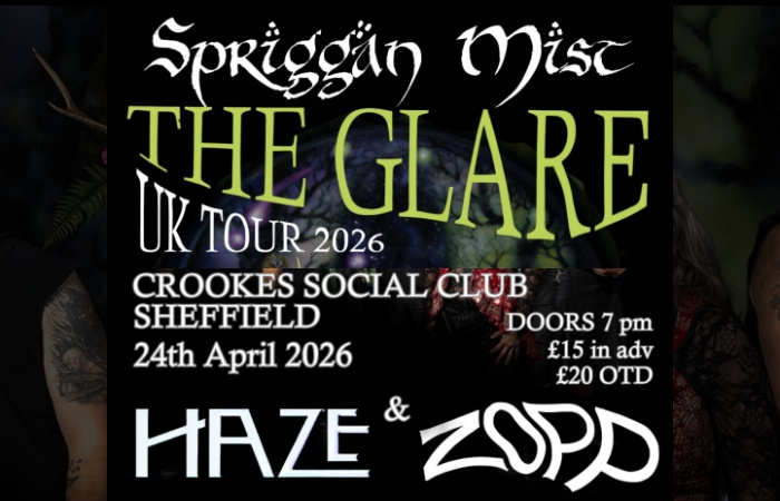 Spriggan Mist, Haze & Zopp at Crookes WMC - April 2026