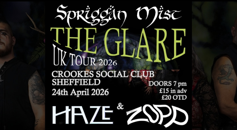 Spriggan Mist, Haze & Zopp at Crookes WMC - April 2026