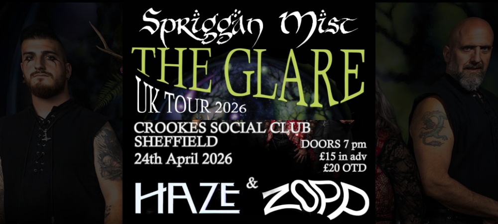Spriggan Mist, Haze & Zopp at Crookes WMC - April 2026
