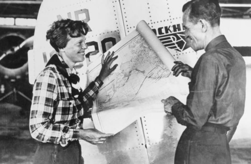 Amelia Earhart & Fred Noonan